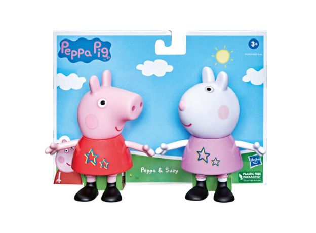 پک دوتایی فیگور سوزی و پپا Peppa Pig, تنوع: F3655-Peppa and Suzy, image 